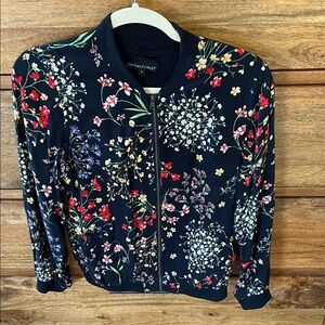 Cynthia Rowley Women's Floral Bomber Jacket